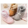 thumbnail image 3 of HsdsBebe Baby Boys Girls Shoes Infant Furry Boots Winter Booties for First Walker 0-18M, 3 of 9