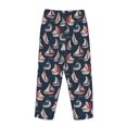 thumbnail image 3 of Lsque Sailboat And Wave Print Women's Pajama Pants, Lounge Pant - Comfortable Home Wear,Elastic Waistband, Stylish Design-XX-Large, 3 of 9