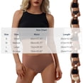 thumbnail image 3 of Qingpeng Women Mid High Waist Seamless Briefs Plus Size Breathable Ice Silk Underwear Panties Size S-XL, 3 of 8