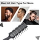 thumbnail image 5 of Cepillo Ventilado para Estilizar con Cerdas con Punta de Bola Cepillo Vent para Secar Cabello Mojado Corto Rizado o Lacio Cepillos para Cabello para Hombres y Mujeres Negro, 5 of 7