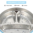 thumbnail image 2 of Miangastore 1 Pce Assiette en Acier Inoxydable pour Enfants Assiette de Nourriture Assiette de Rangement pour Aliments, 2 of 9