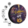thumbnail image 4 of Cuphead Movie Spare Tire Cover Waterproof Dust-Proof Universal Wheel Tire Cover Protector Accessories 14" 15" 16" 17", 4 of 7
