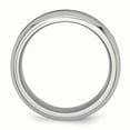 thumbnail image 5 of Stainless Steel Base w/Polished Black Ceramic Center Beveled Band, 5 of 10