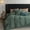 Duck Green, variant on MooMee Duvet Cover Set Queen 600-TC 100% Extra Long-Staple Cotton Sateen Silky Smooth Luxury (Forest Green)