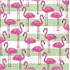 Ideal Home Range 40 Count 3-Ply Paper Cocktail Napkins, Flamingo Stripe