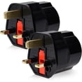 thumbnail image 1 of Adaptador de Enchufe Inglés 2X - Modelo Tipo G - Enchufe de Francia a Reino Unido - Enchufe Compacto para Viajes - Compatible Varios Países, 1 of 5