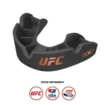 OPRO Bronze Level UFC Mouth Guard – Mouthguard for Boxing, MMA & Football (Black, Adult)