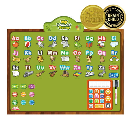 BEST LEARNING i-Poster My Learning Board - Educational Posters for Preschoolers & Toddlers 3 to 6 Years Old to Learn ABC
