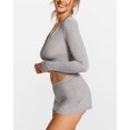 thumbnail image 3 of Delimira Women's Natrelax Pajamas Bottoms Modal Relaxed Fit Sleep Lounge Summer Ribbed Casual Sleepwear, 3 of 6