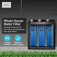 thumbnail image 2 of Black+Decker Whole House Water Filter 3 Stage, 2 of 7