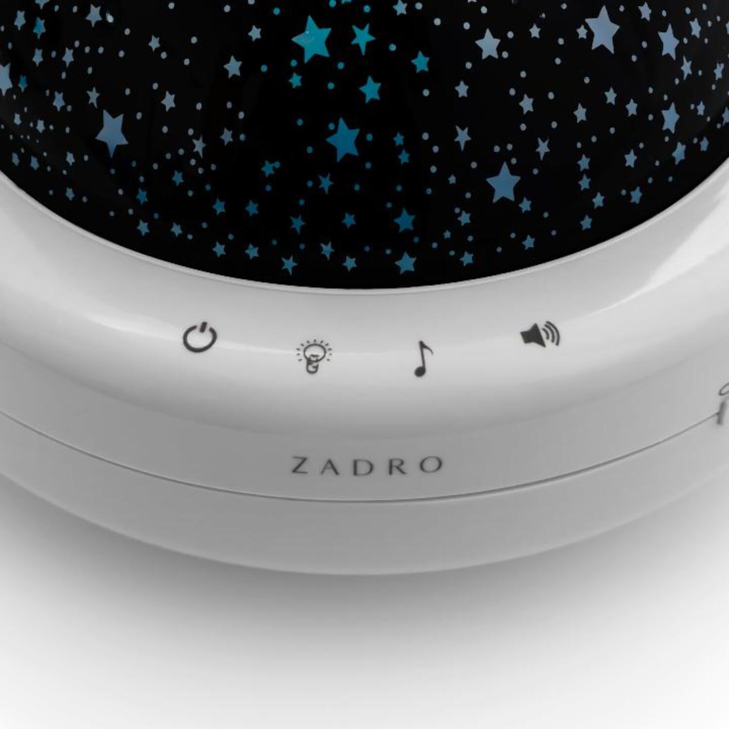 Zadro LED Star Night Light for Kids Room Starlight Projector w/ Sounds