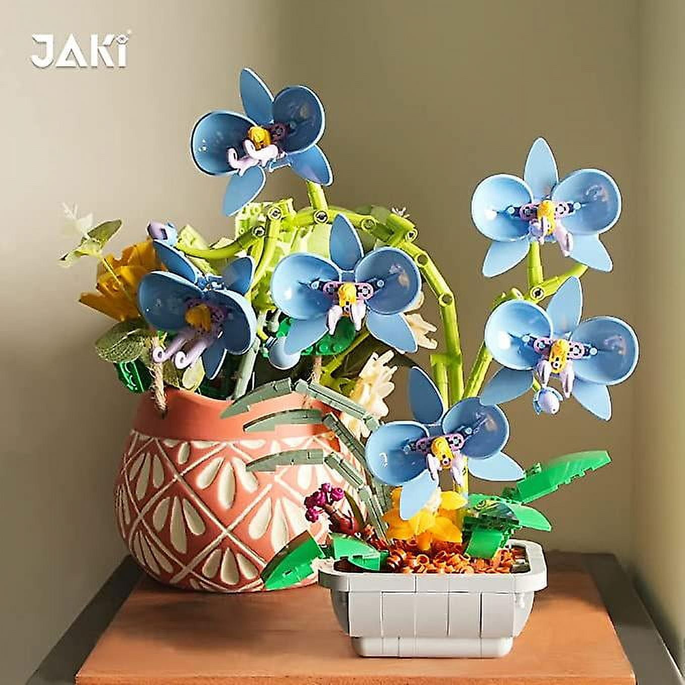 CCNZZITSHT Orchid Building Set Competible With Lego Adults Flowers Building Blocks Artificial Flowers Home Decor Toys Building Set For Girls 8+ Diy