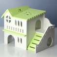 thumbnail image 6 of QUSENLON Hamster House Small Animal Hideout Plastic Villa Chew Toy for Guinea Pig Gerbil, 6 of 11
