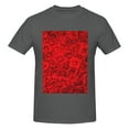 thumbnail image 4 of Bingfone Red Rose Men'S Loose Fit Short-Sleeve Pocket T-Shirt, 4 of 7
