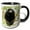 Black/White, variant on 3drose, Mantled Howler, Costa Rica, Central America, 15oz Two-tone Black Mug