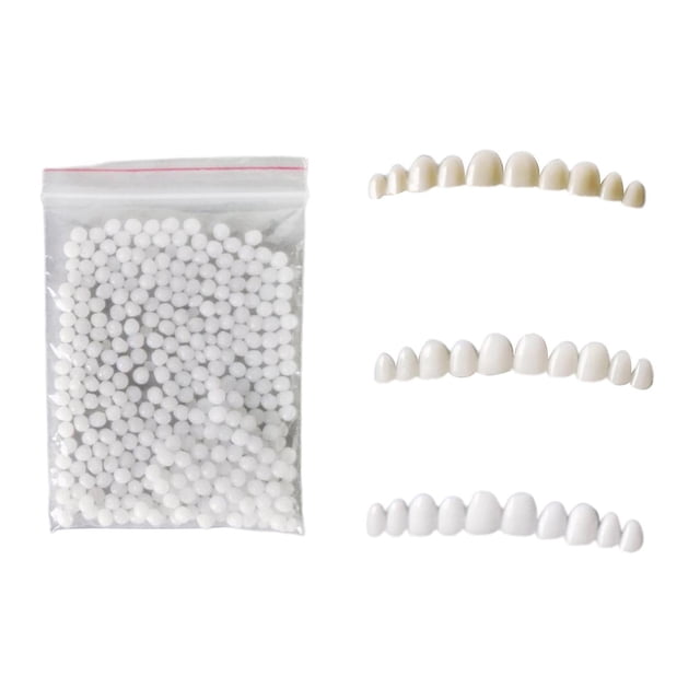 Carillas de dientes moldeables con cuentas adhesivas