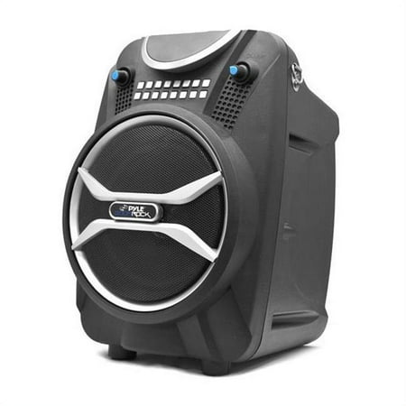 Boom Rock Bluetooth Karaoke Speaker & Recording System, Black