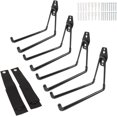 thumbnail image 1 of HSHDLDF 4Pcs Garage Hooks for Hanging, Heavy Duty Garage Storage Hooks for Ladder Extension Cord Tool Cable, Wall Mount Large Utility Hooks with 2 Extension Cord, 1 of 7