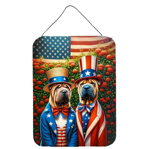 16 x 12 in. All American Shar Pei Wall or Door Hanging Prints
