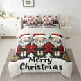 thumbnail image 2 of Castle Fairy 7-Piece Full Bedding Set: Cartoon Gnome Merry Christmas Festival Xmas Ultra Soft Decor, 2 of 8