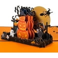 thumbnail image 4 of 3D Halloween Card, Pop Up Pumpkin and Ghost, Folding Card with Envelope for Halloween, 4 of 5