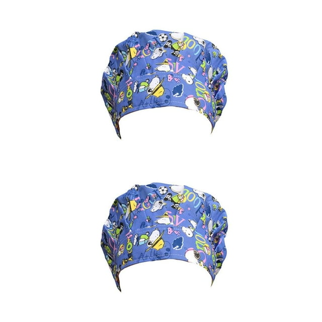 maskred Operating Hats Nurses Durability Gourd-shaped Pure Color Dull Polish Pro Bright Colors Work Uniform Working Caps G-06 2Set