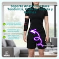 thumbnail image 3 of Codera Elástica de Compresión Graduada  | Soporte Anatómico para Tendinitis, Codo de Tenista y Golfista | Tejido Transpirable 4D sin Costuras para Uso Deportivo y Diario, 3 of 11