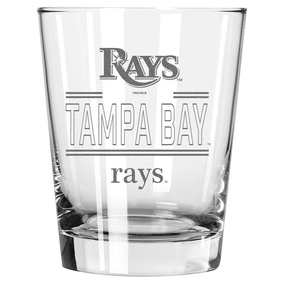 The Memory Company Tampa Bay Rays 15oz. Double Old Fashioned Glass