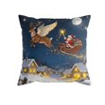 thumbnail image 3 of Christmas Pillow Covers for Decorations Indoor18x18" Christmas Pillow Covers Decorative Pillow Cases with Soft Fabric Hidden Zipper Cushion Covers, 3 of 7