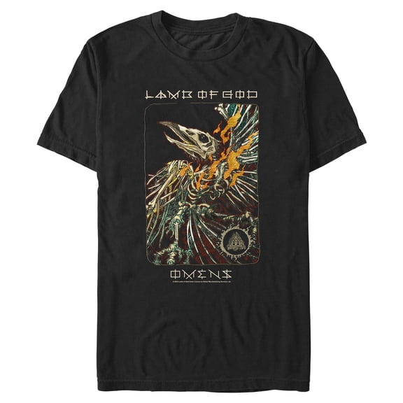 Mens Lamb of God Omens Poster T Shirt