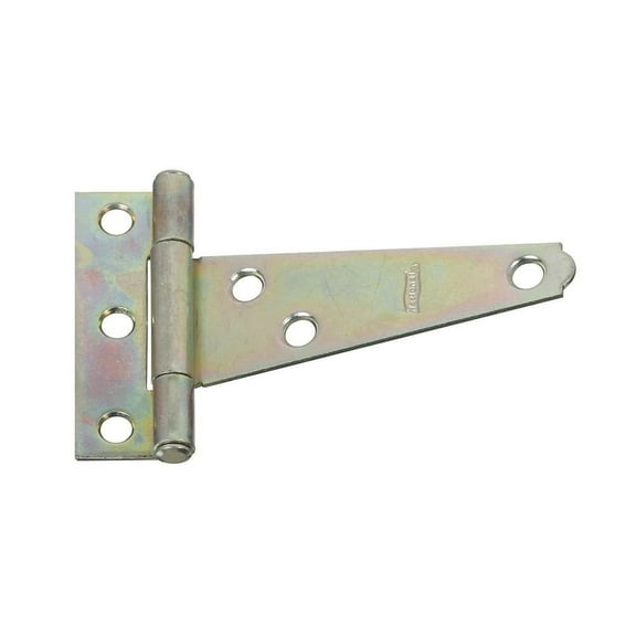 National Hardware N128-512 8 pack V284 3-Inch Zinc Plated Light T Hinge