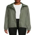 thumbnail image 1 of Swiss Tech Women‘s and Women‘s Plus Rain Jacket, 1 of 5