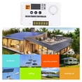 thumbnail image 3 of 12V/24V Solar Panel Regulator, PWM Solar Charge Controller, Automatic Adaptation Solar Panel Regulator Efficient Three Stage PWM Charging for Off Grid Systems, 3 of 7