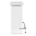 thumbnail image 4 of Pemberly Row 47.25"W Contemporary Wood Bar Unit in Gloss White/Clear, 4 of 8