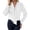 White, variant on Long Sleeve Shirts for Women Elegant Tie Neck Blouse Long Sleeve Soft Tunic Top with Bow Detail Outfits Modern