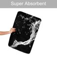 thumbnail image 2 of PiccoCasa Memory Foam Absorbent Bath Floor Mat 32x20 inch, Black, 2 of 7