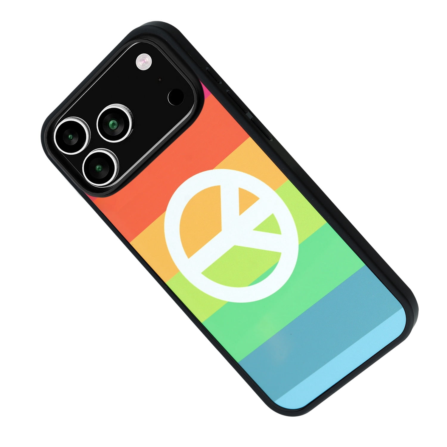 Scratch Resistant Aluminum Plate Case for iPhone 17 Pro - Peace