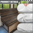 thumbnail image 6 of Uorisanigo RV Dinette Cushion Covers Replacement Camper Bench Seat Cover Camper Accessories Stretch Brown Wood Print Sofa Chair Cover Furniture Protectionfor RV Camping, 6 of 7