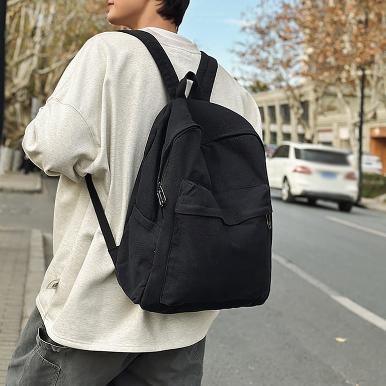 Black Large Backpack Lightweight Amazon.com | Laptop Travel Backpack for Women Men Bag  main image 4
