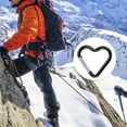 thumbnail image 3 of Tnobhg 10Pcs Heart-shaped Carabiner Hooks Compact Quick Link Snap Hook Clips Strong Load-bearing Key Holders Camping Supplies, 3 of 8