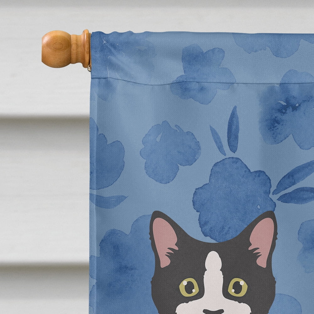 La Perm #1 Cat Welcome Flag Canvas House Size