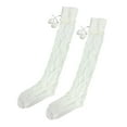 thumbnail image 4 of Stockings Stockings Ladies High Women Warm Socks The Girls Warm Thigh OVER KNEE Long Christmas Knit Socks Knee High Nylons Bulk Fishnet Stockings for Women Sheer Lingerie for Women Garter Lingerie for, 4 of 4