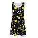 thumbnail image 4 of Mini Vestido de Verano Impresión Falsa Dos Piezas sin Mangas Cuello Redondo Vestido, Vestido de Verano Casual, 4 of 5