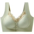 thumbnail image 4 of MEICHEN Womens Front Closure Wireless Bras Padded Full Coverage Comfort Everyday Bralettes Seamless Underwear, 4 of 4
