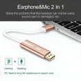 thumbnail image 2 of External Sound Card, 2 in 1 USB External Sound Card 3.5mm Audio Interface Microphone Headphone Adapter PC Laptop USB Audio Converter, 2 of 7