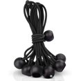 thumbnail image 1 of 10 piezas de cuerdas elásticas de lona negra, 1 of 5