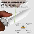thumbnail image 5 of Kizer Harpoon Fold Folding Pocket Knife Elmax Blade Titanium Handle Ki4784A1, 5 of 8