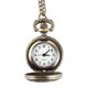 thumbnail image 2 of Reloj de bolsillo vintage de moda Aleación Número romano Reloj con pantalla de hora dual Collar Relojes de cadena, 2 of 3