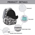 thumbnail image 4 of Adorable Pig Design Backpack for School - Tear Resistant Fabric with Breathable Mesh Shoulder Straps, Spacious Main Compartment, 4 of 6