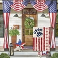 thumbnail image 5 of Patriotic 4th of July Garden Flag 4th of July Dog Cat Paw Print Patriotic Small Decorative Garden Flag Stars and Stripes Double Sided USA Flag Independence Day Yard Outdoor Decorations, 5 of 6